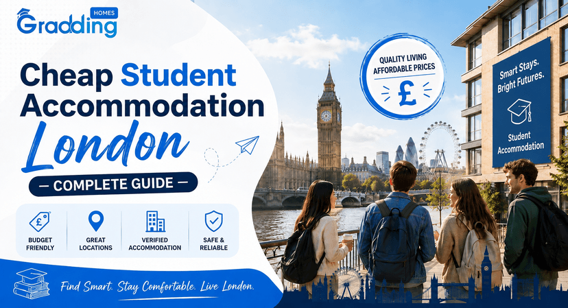 Cheap Student Accommodation Options in London- Guide Cheap Student Accommodation London - Complete Guide