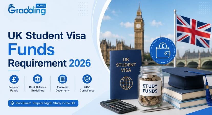 UK Student Visa Funds Requirement 2026 Guide A Complete Guide to UK Student Visa Funds Requirement 2026!